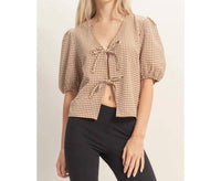 Hyfve - Erin Gingham Top