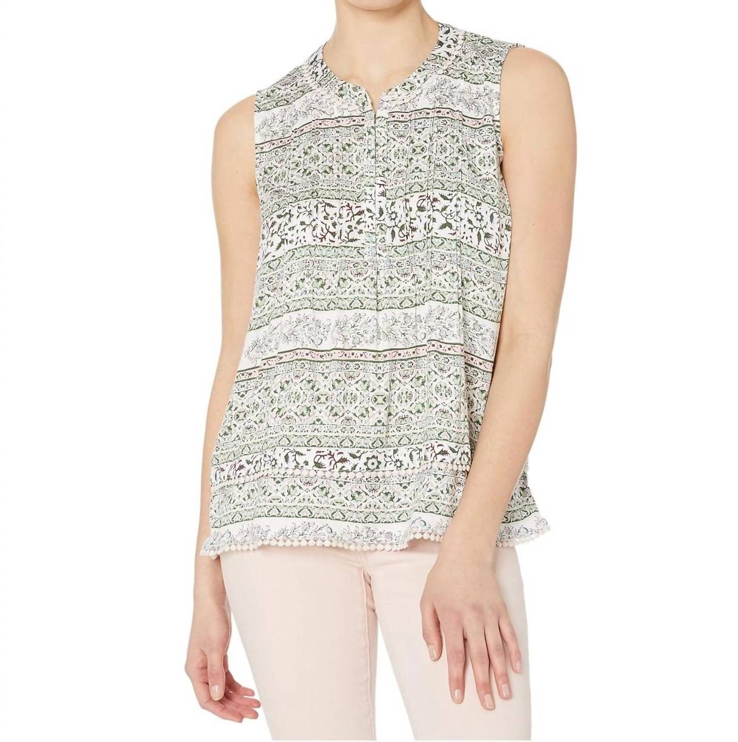 Tribal - Sleeveless Blouse