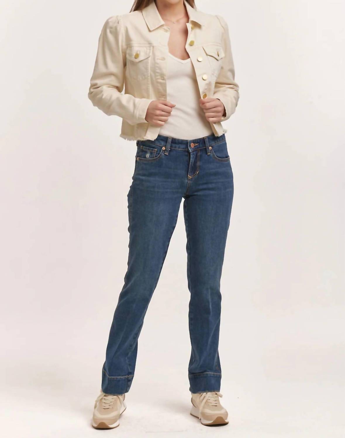 Dear John Denim - Roselyn Cut Off Cropped Jacket