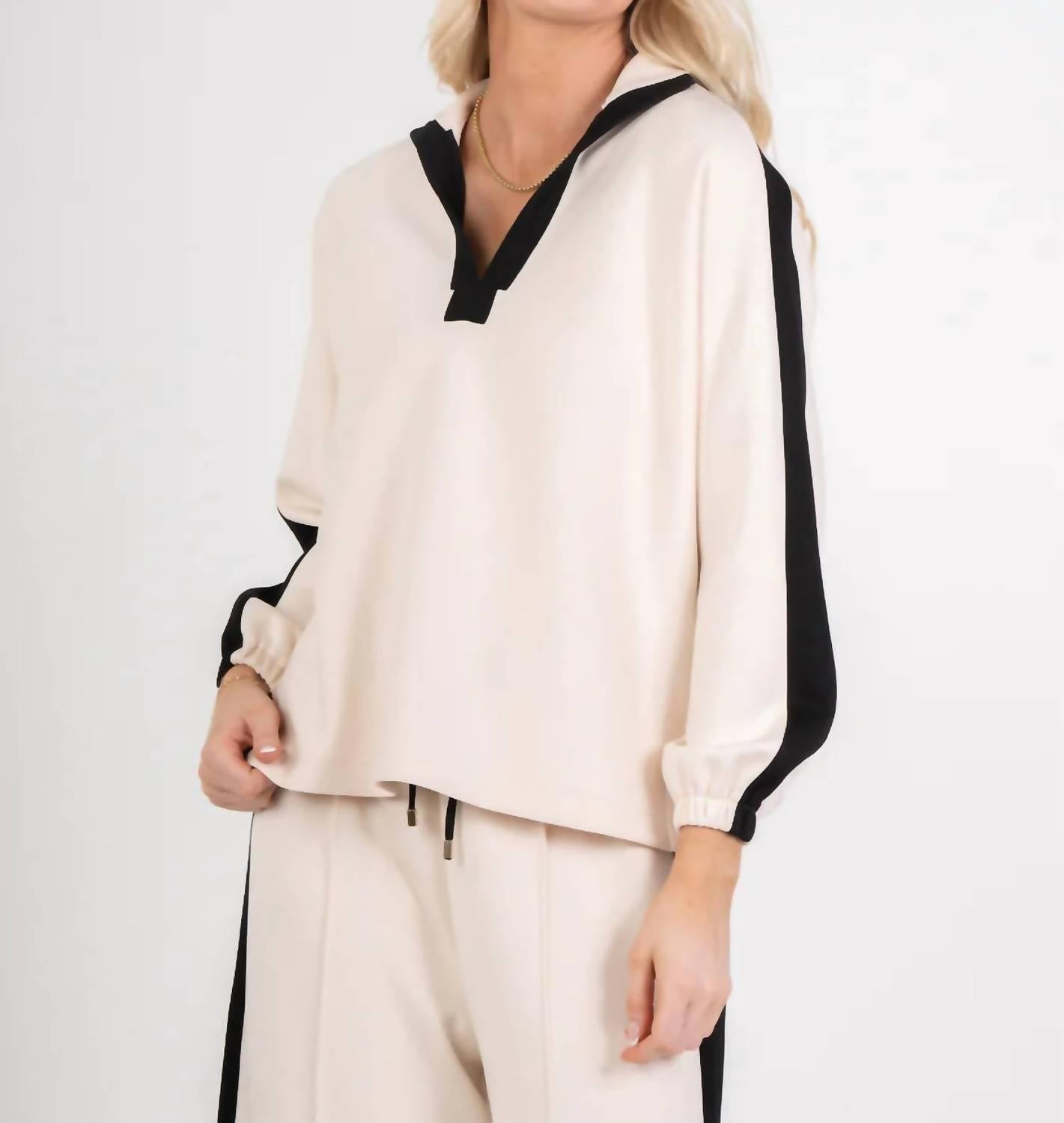 Emily Mccarthy - Poppy Dolman Sleeves Top