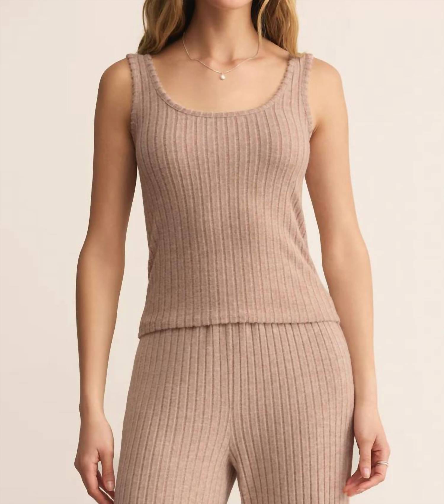 Z Supply - Double Scoop Rib Tank Top