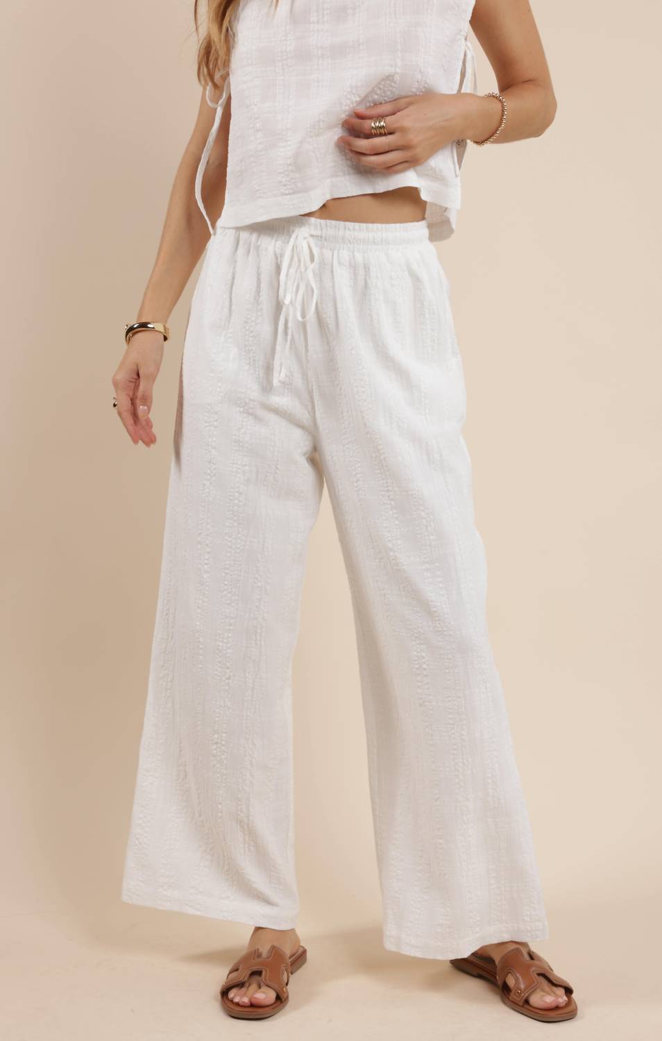 Sage The Label - SALT AIR RELAXED PULL-ON PANTS