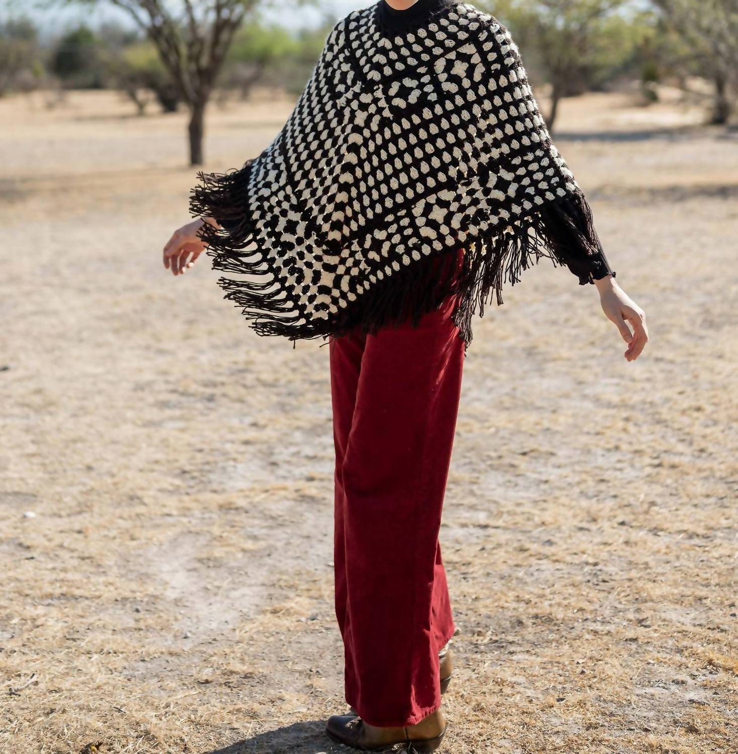 Mersea - La Paz Crochet Poncho