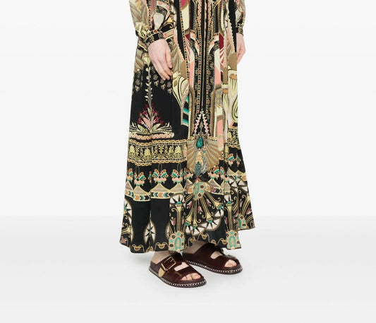 Camilla - Peak Waistband Maxi Dress