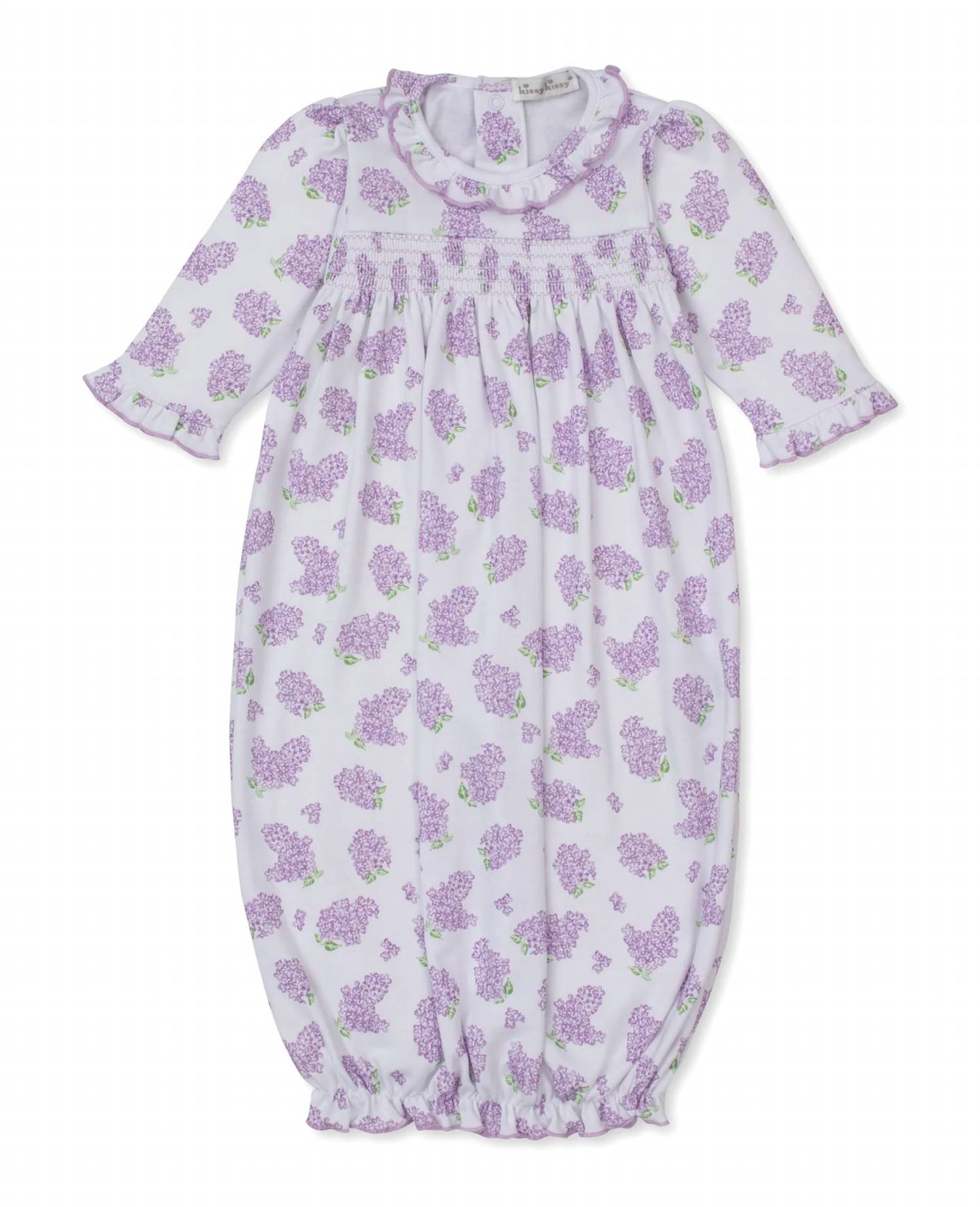 Kissy Kissy - Girl's Smocked Hydrangea Gown
