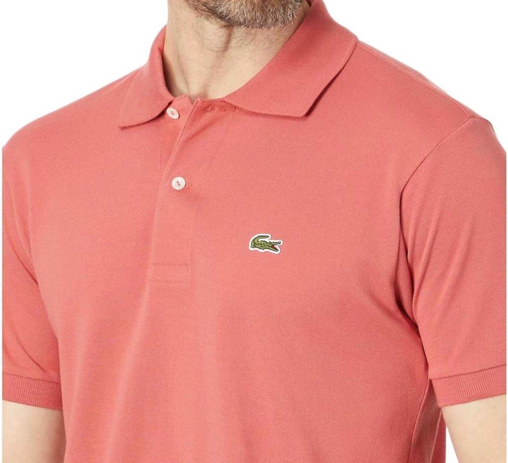 Lacoste - Short Sleeve Pima Jersey Interlock Regular Fit Polo