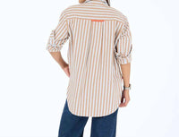 Kerri Rosenthal - Jack Stripe Flannel Shirt