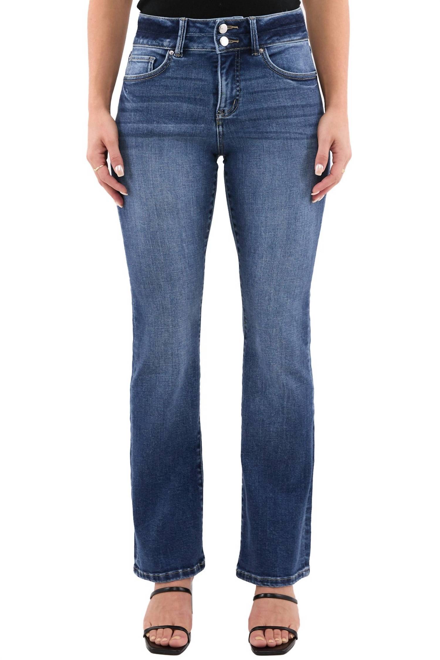 Rfm Denim - Mia High Rise 2-button Bootcut Jeans