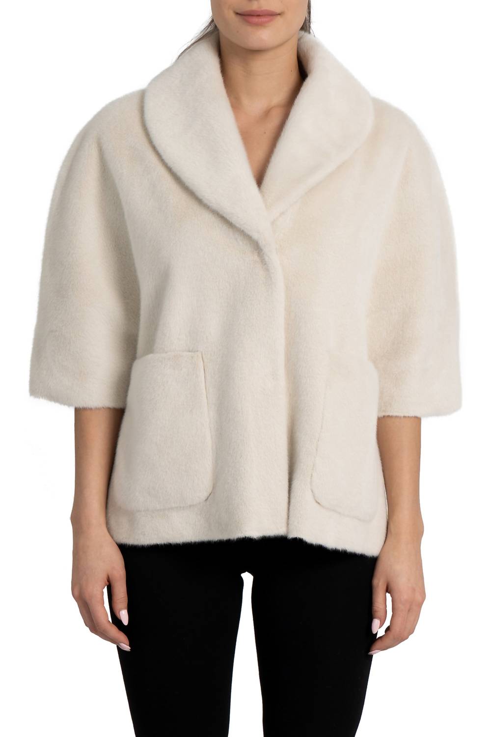 Love Token - Peggy Faux Fur Topper