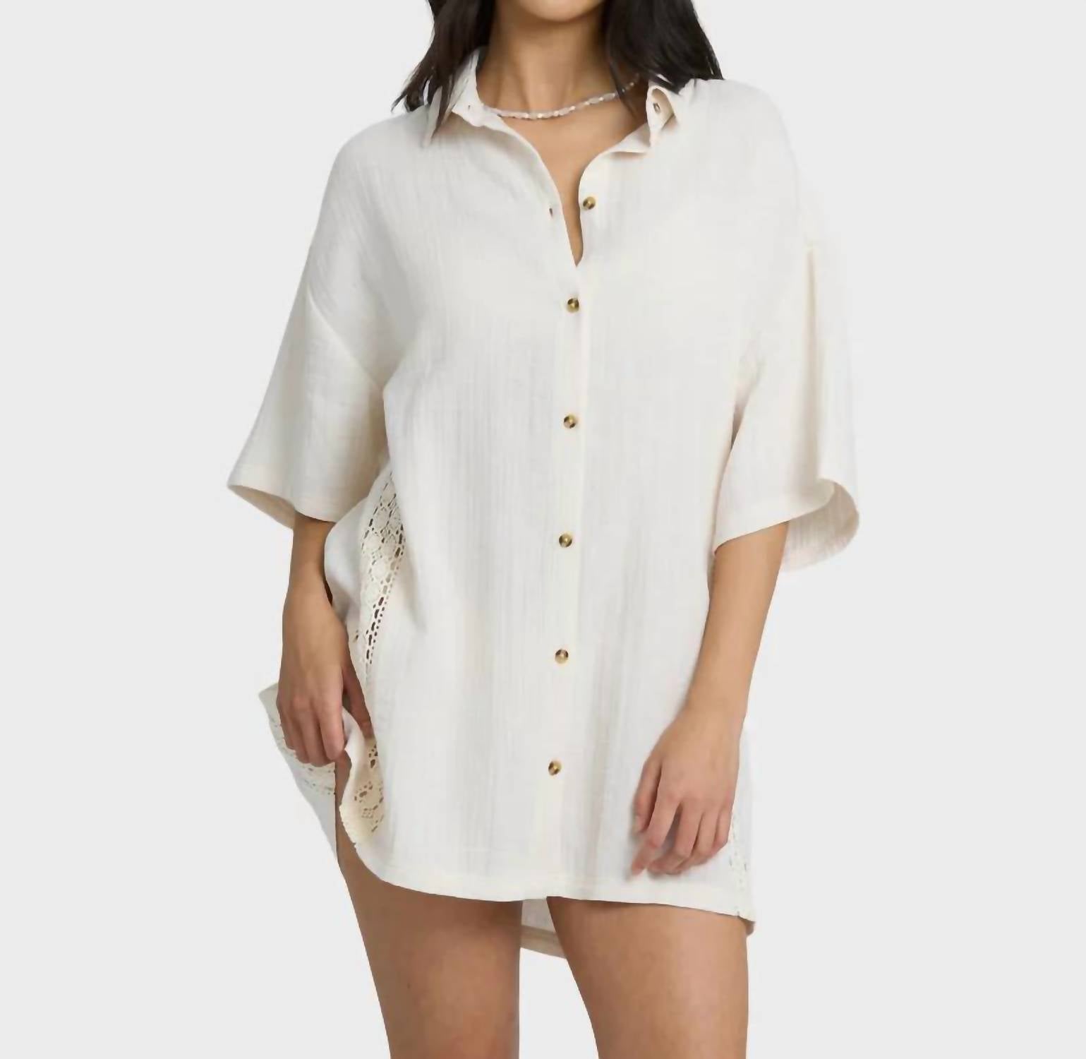 Billabong - Feelin Fine Mini Shirt Dress