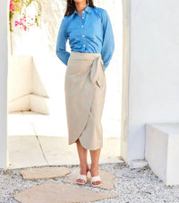 Fifteen Twenty - Norlyn Side Shirred Shirt