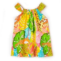 Mayoral - Bright Colored Leaves Printed Dress