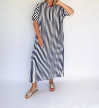 Entro - Button Front Midi Shirt Dress