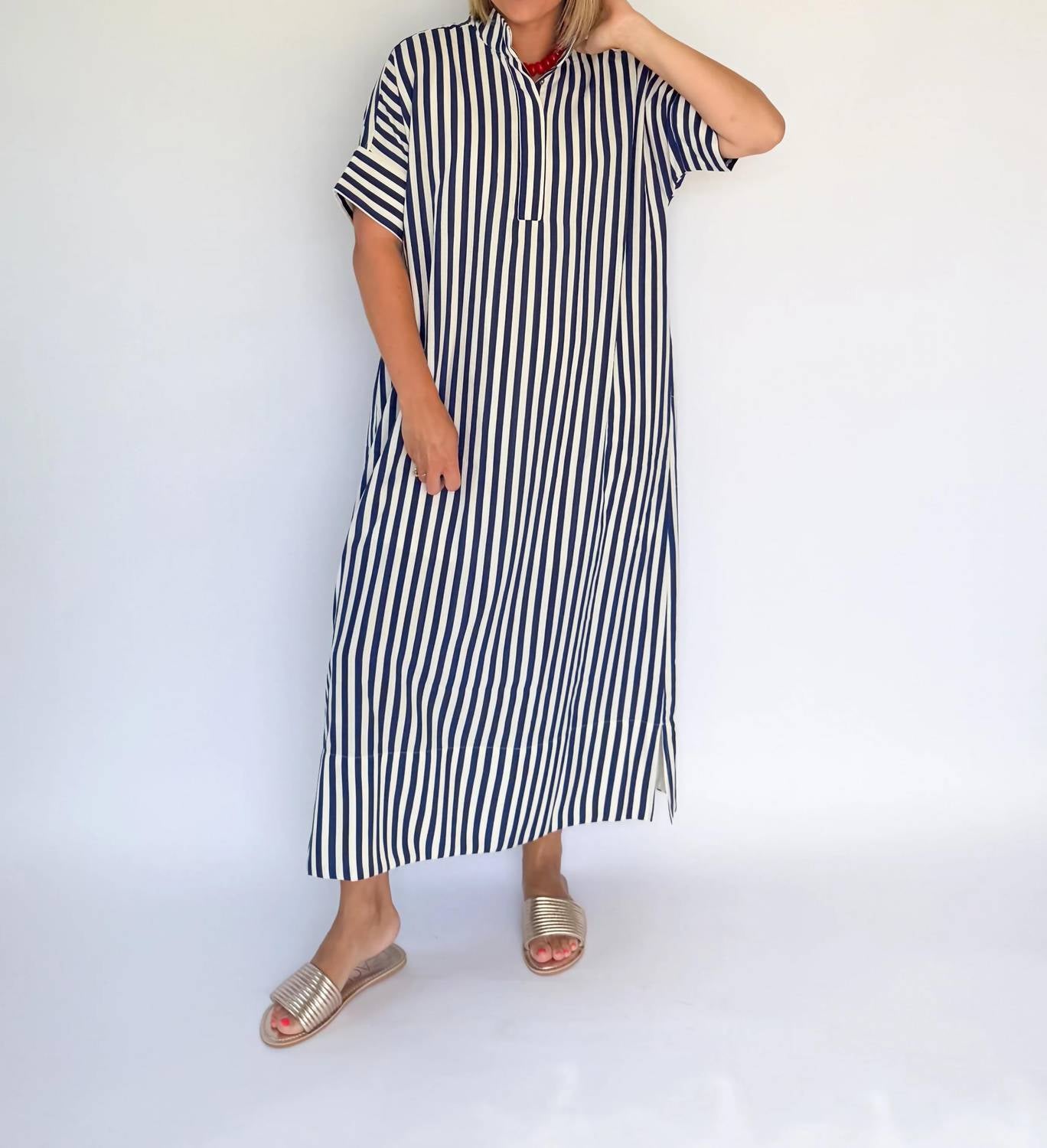 Entro - Button Front Midi Shirt Dress
