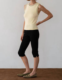 Donni. - Rib Pedal Pusher Pants
