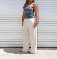 Emory Park - Buckle Up Denim Top