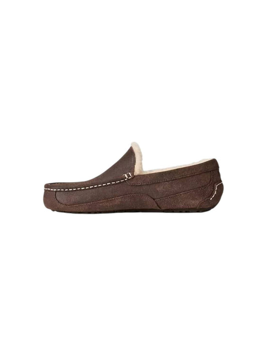 Ugg - Men's Ascot Leather Distressed Slippers