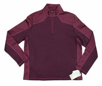 Pga Tour - Men's Thermal Stretch Textured 1/4 Zip Golf Pullover