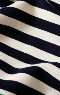 Z Supply Layer Up Stripe Sweatshirt in eclipse - women's top - alternate view