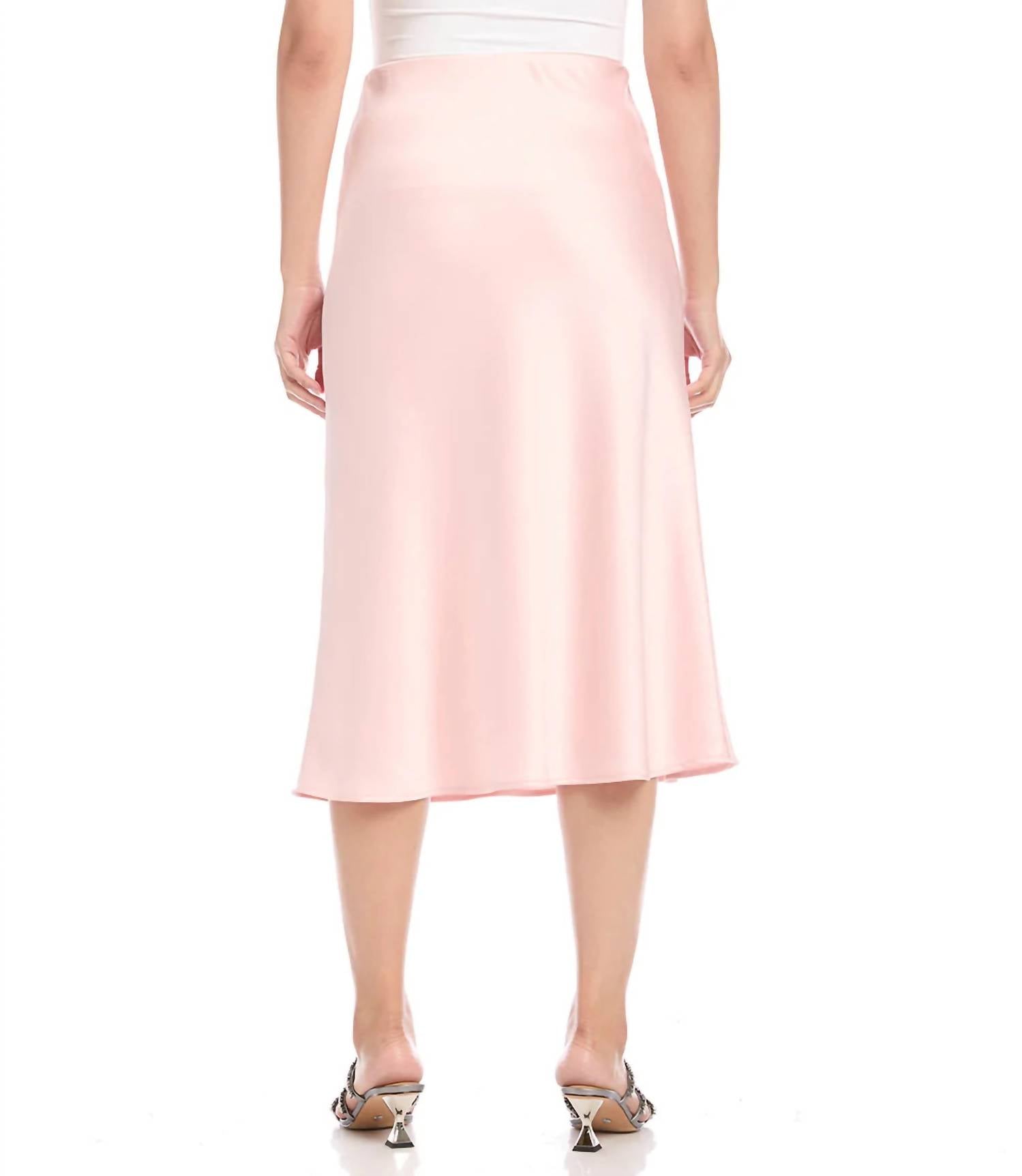 Karen Kane Rose Bias Cut Midi Skirt - women's skirt - detail view