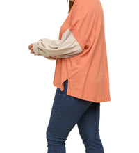 Umgee - Henley Color Block Top