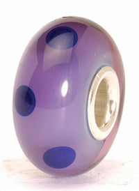 Trollbeads Women's Dot Glass Bead Charm in purple - women's accessory