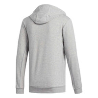adidas Men's Definition Long Sleeve Basketball Hoodie in medium gray heather - men's shirt - view 9