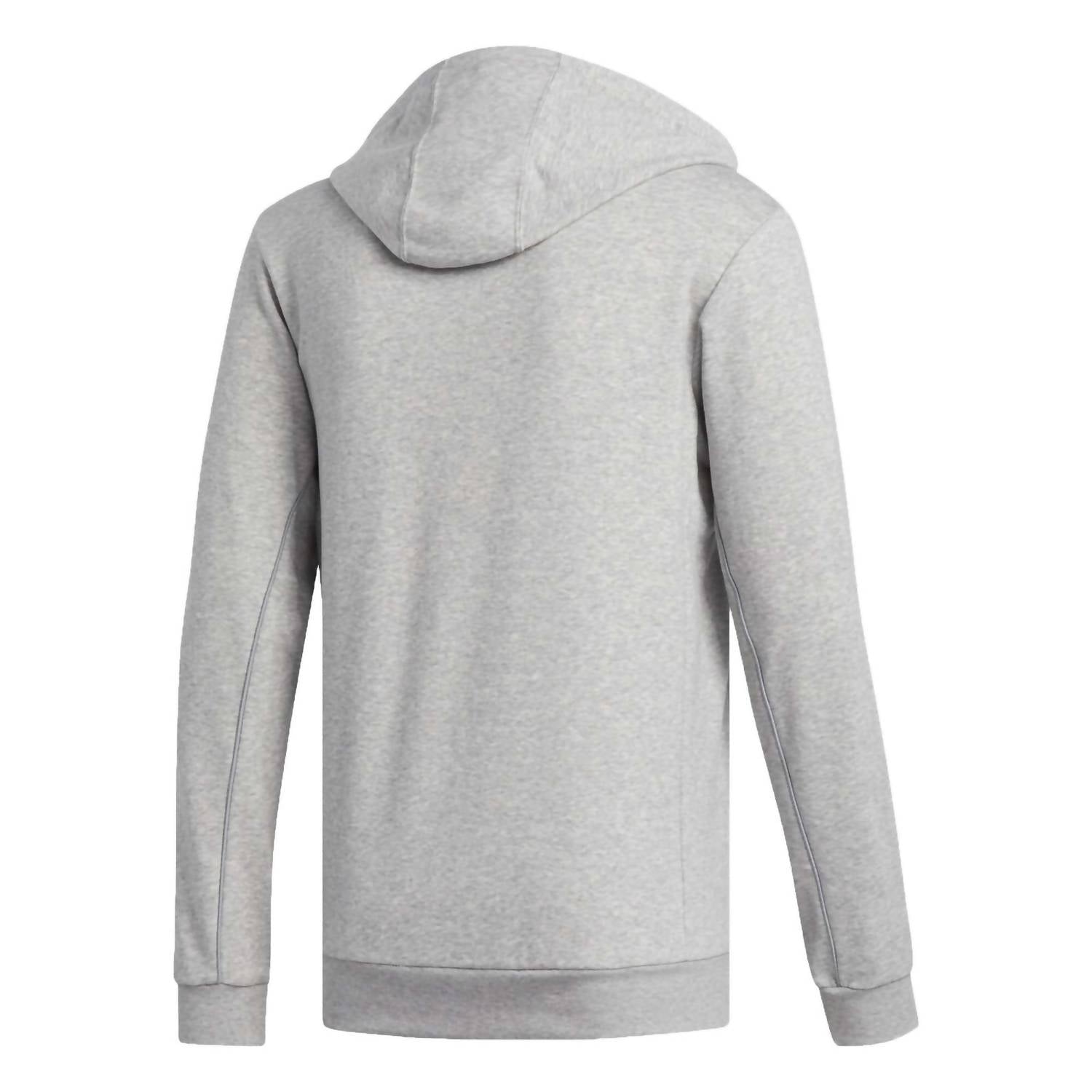adidas Men's Definition Long Sleeve Basketball Hoodie in medium gray heather - men's shirt - view 9