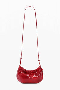 Desigual Women's Small Logo Crossbody Bag in red - women's bag - detail view
