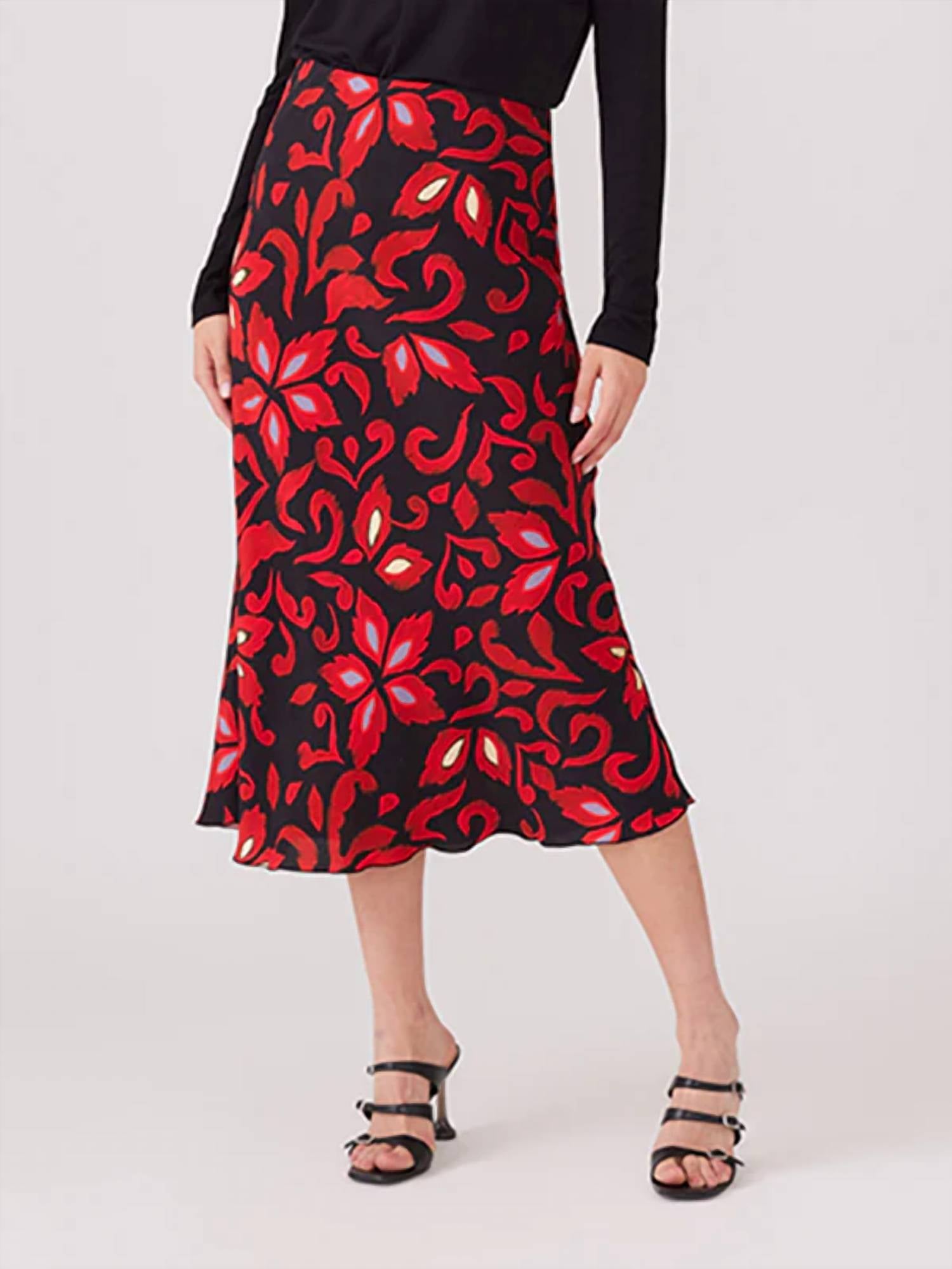 Karen Kane - Bethany Bias Cut Midi Skirt