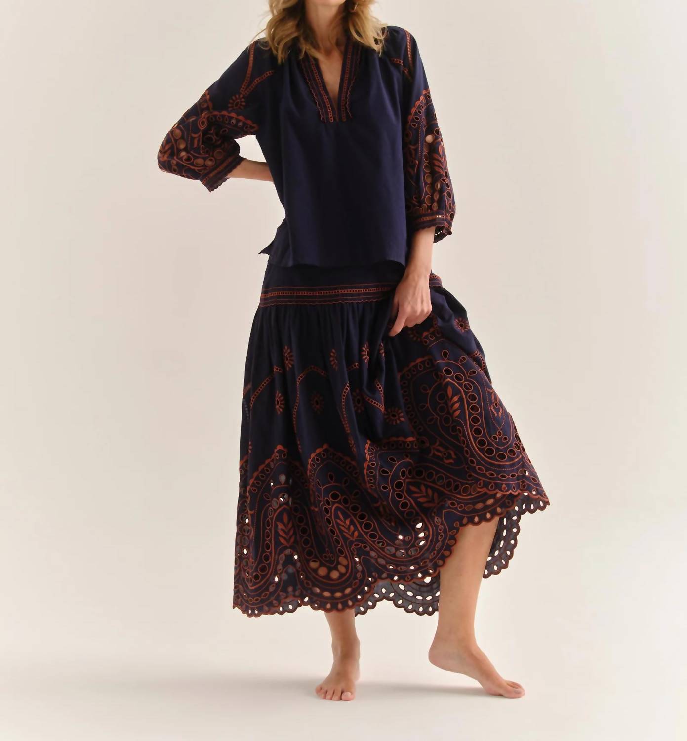 Cartolina Nantucket - Emma Midi Skirt