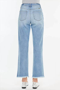Kancan - Bri High Rise Slim Wide Leg Jeans