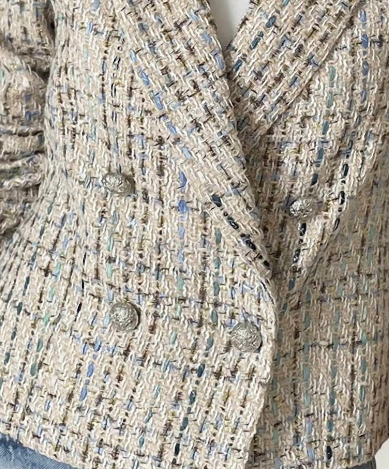 Six/Fifty - Katy Tweed Textured Blazer