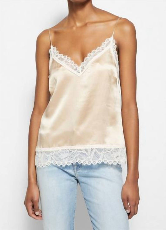 Trinity Stretch Lace Silk Cami Top