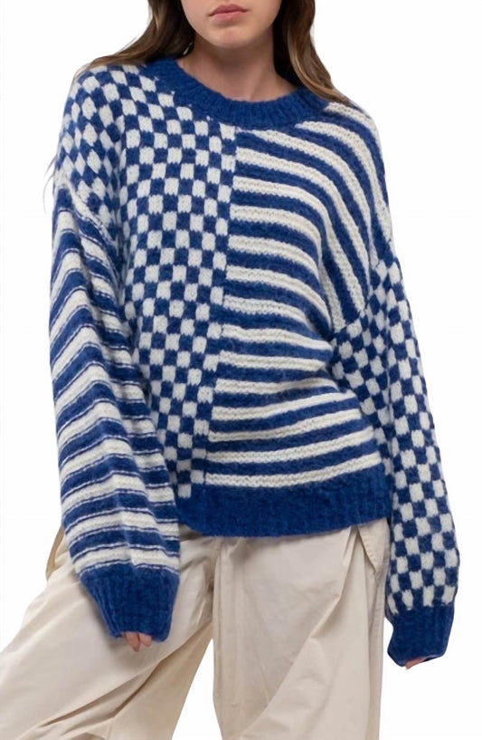 Blu Pepper - Mixed Pullover Sweater