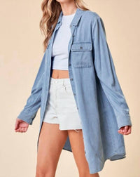 Doe And Rae - Midi Length Shirt Dress