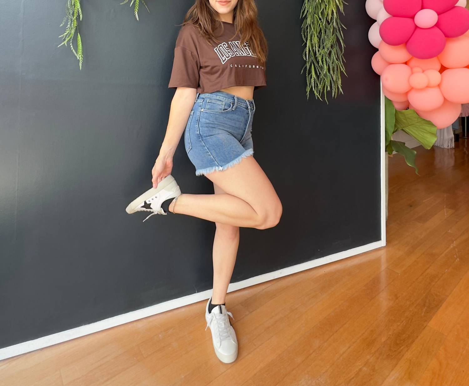 Aakaa - La Cropped Short Sleeve Tee