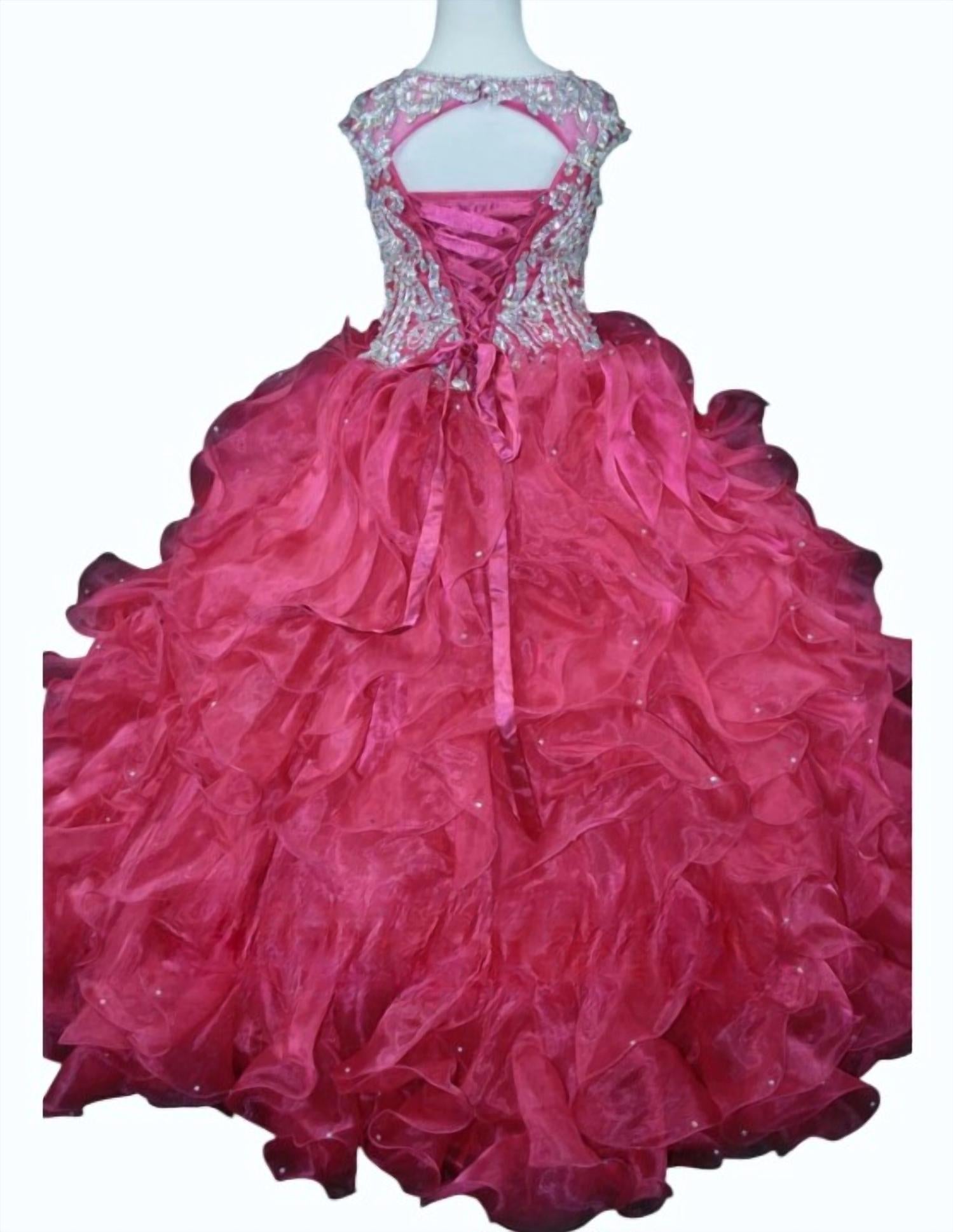 Little Rosie - Girl's Long Pageant Dress