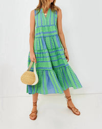 Devotion Twins - Tanzanitis Midi Dress