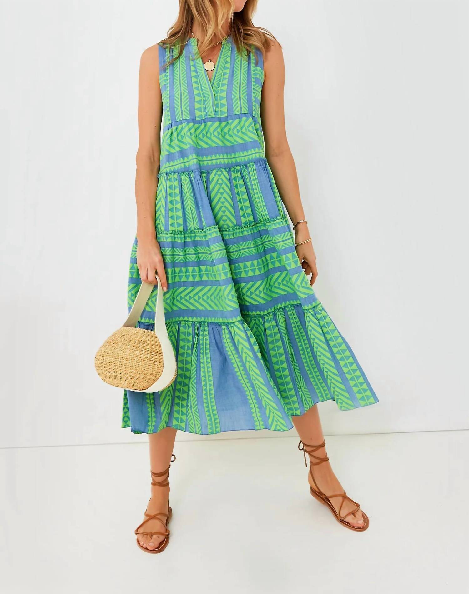 Devotion Twins - Tanzanitis Midi Dress