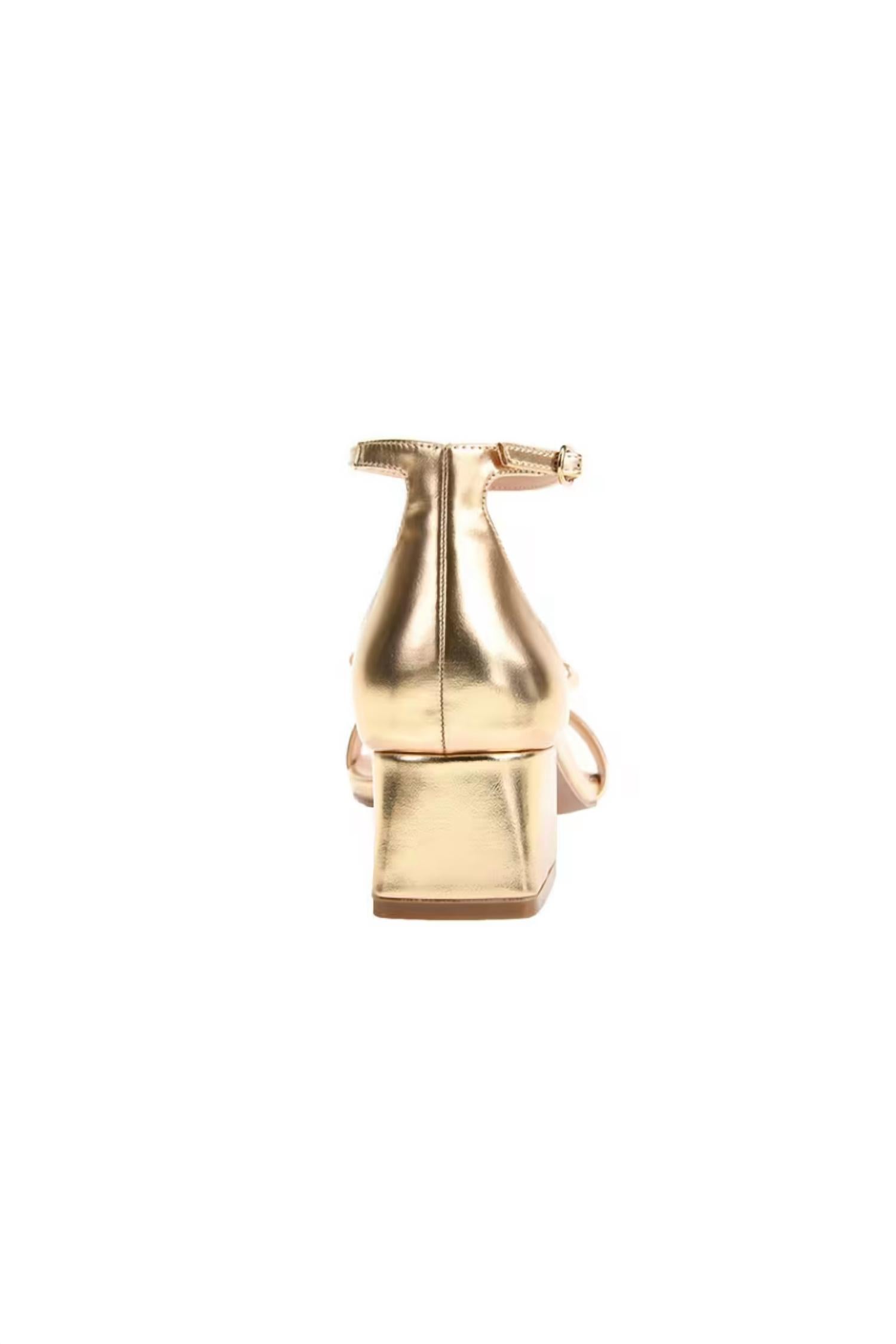 CHINESE LAUNDRY Women's Lanita Metallic Sandals in gold - women's sandal - alternate view