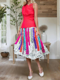 Eva Franco - Ingrid Pleated Midi Skirt