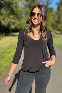 Viereck - Popcorn V-neck Top