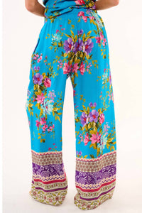 Aratta Garden of Eden Pant in blue - women's pants - alternate view