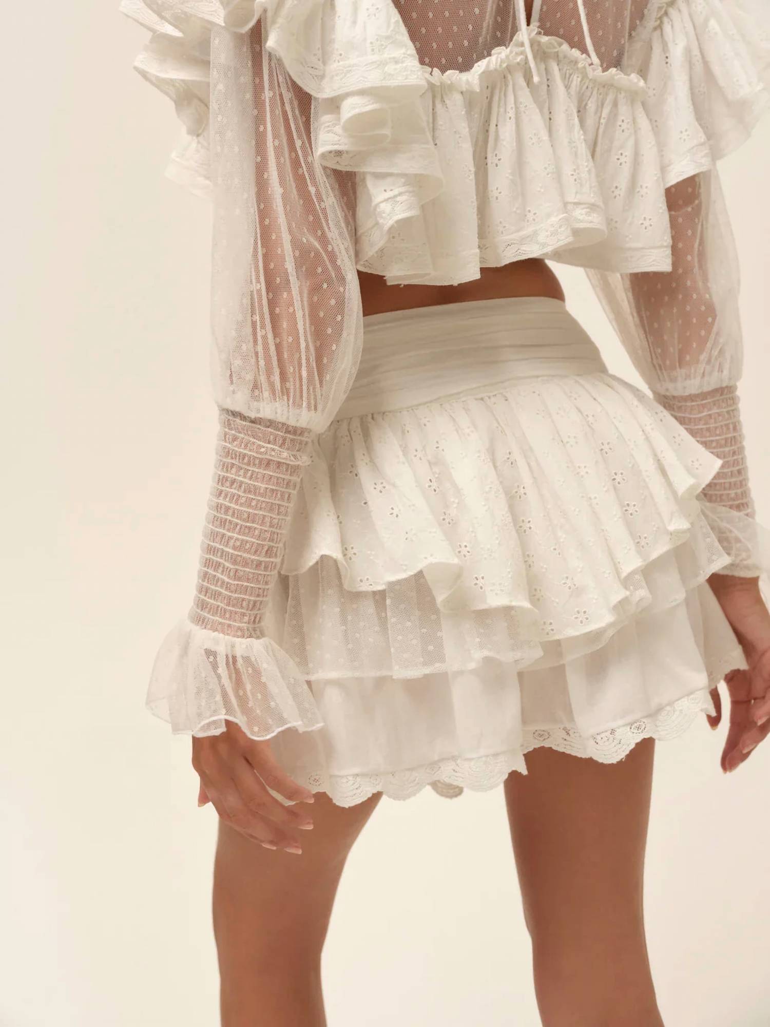 For Love & Lemons - Beckett Mini Skirt