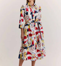Hinson Wu - Robin 3/4 Sleeve Dress