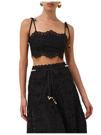 Zimmermann - Rhiannon Embroidered Bodice Top