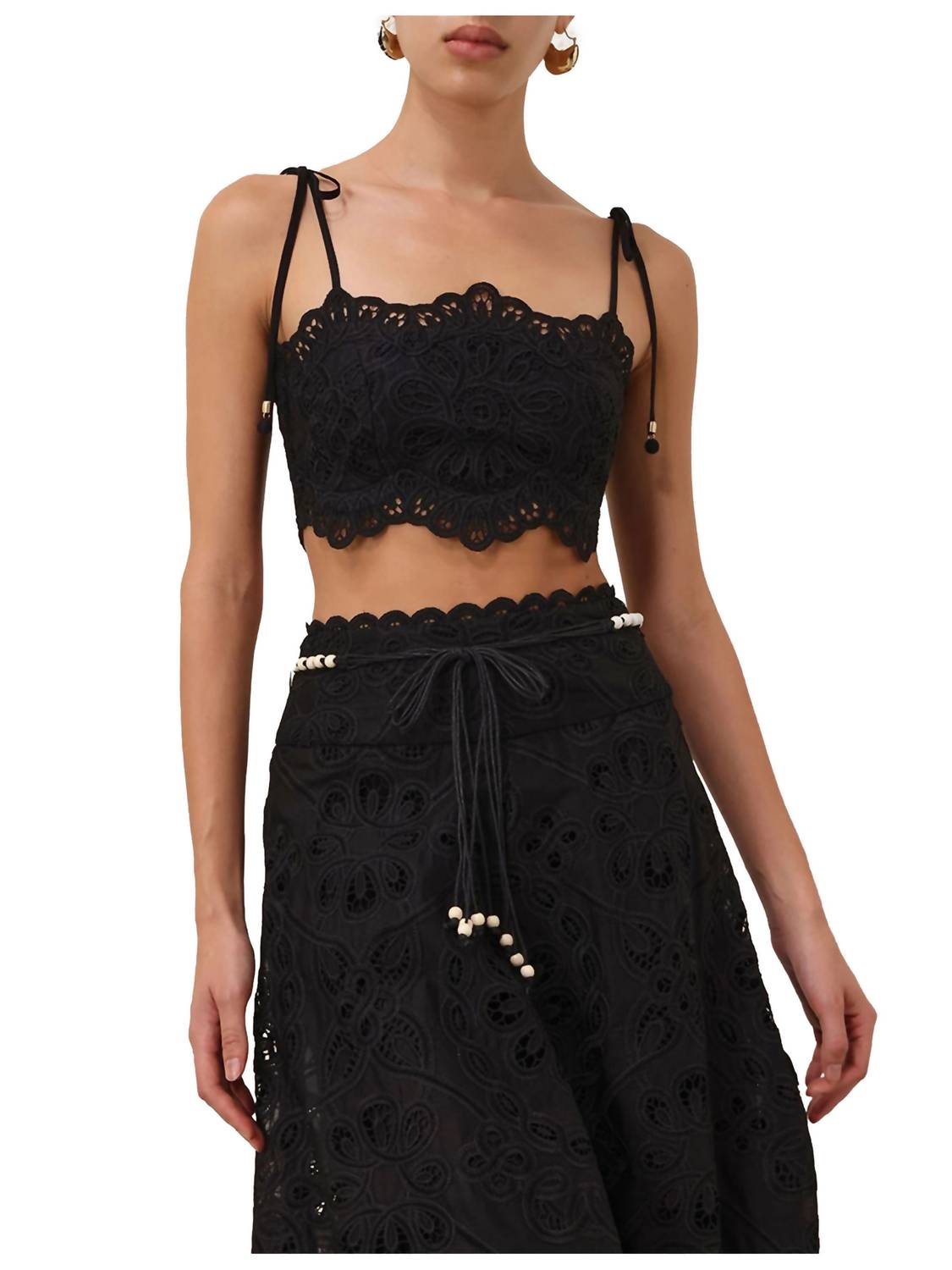 Zimmermann - Rhiannon Embroidered Bodice Top