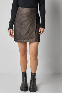 Lilla P - Metallic Mini Skirt