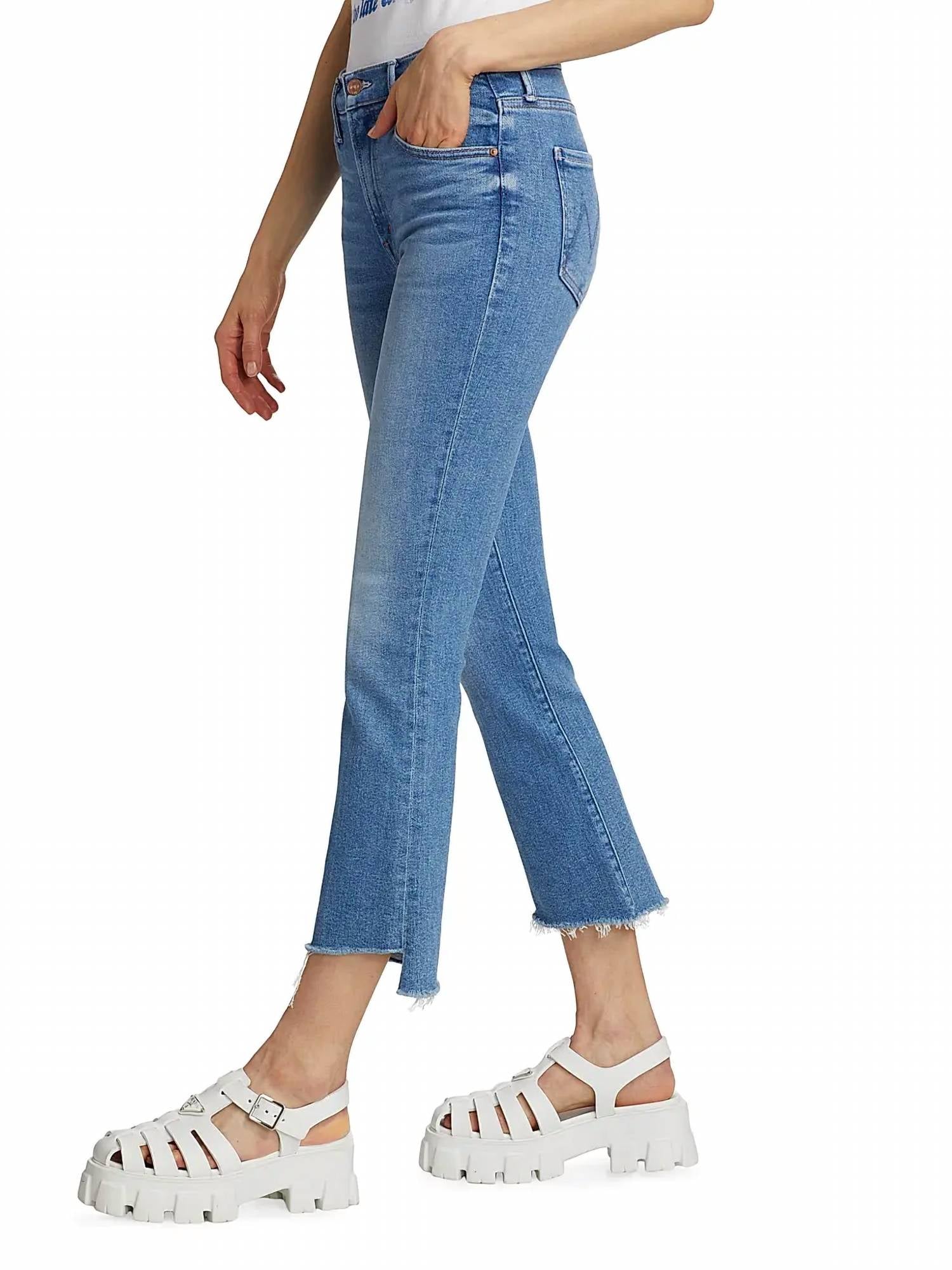 Mother - Insider Crop Step Fray Jeans